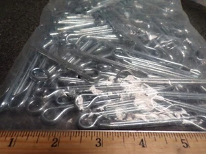 (100) HAMMERLOCK COTTER PIN 1/4-2-1/2, ZINC PLATED (C) - Picture 1 of 5