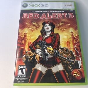 Command & Conquer: Red Alert 3 Xbox 360 2008 Reversible Artwork Includes Manual