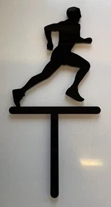 Runner Cake Topper Paddle. Reusable Acrylic / Perspex. 3mm Thick Running - Picture 1 of 1