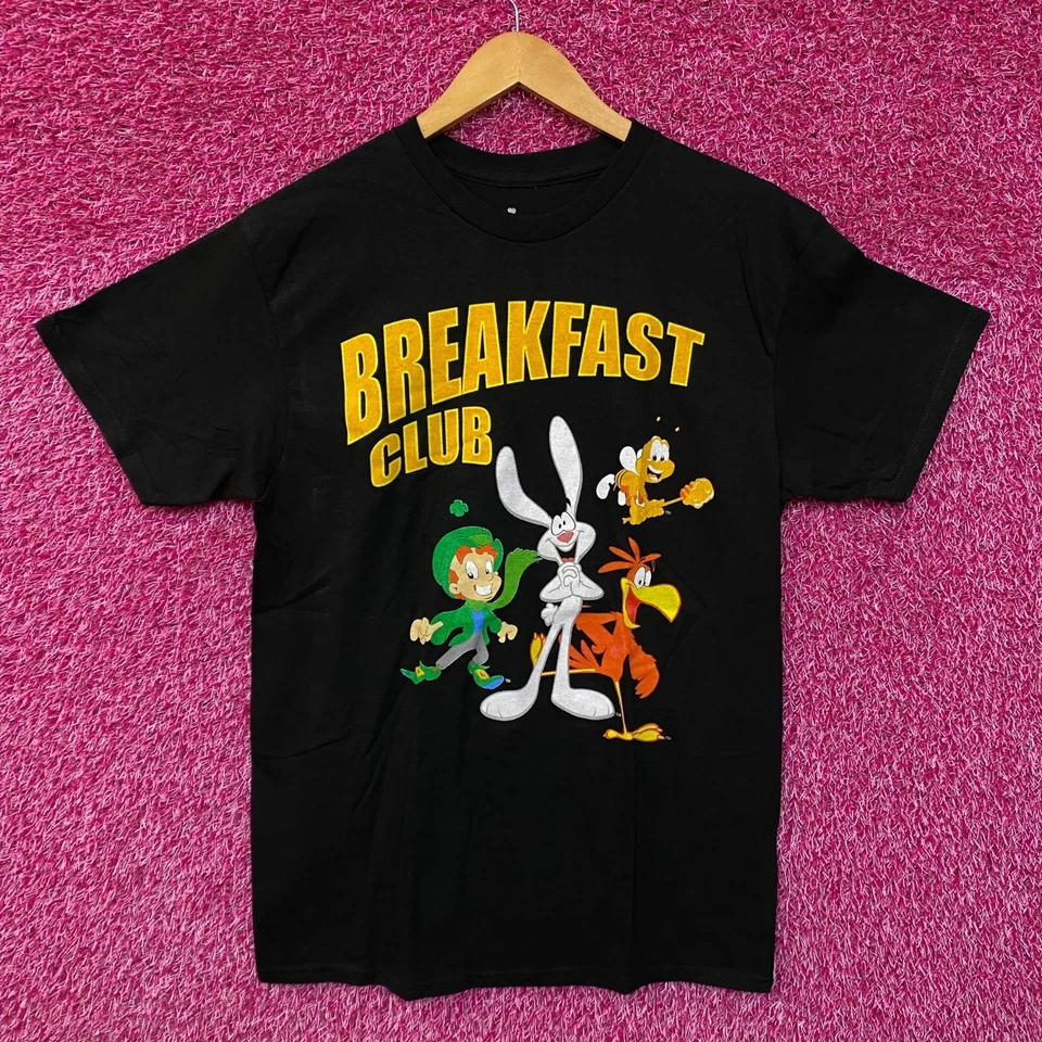 Camiseta Breakfast Club Lucky Charms, Trix Cereal talla mediana Foto 1 de 4
