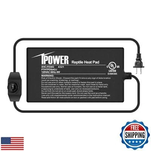 iPower Reptile Heat Mat Under Tank Warmer 4W/8W/16W/24W Terrarium Heater Heat - Picture 1 of 5
