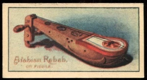 Tobacco Card, CWS, MUSICAL INSTRUMENTS, 1924, Arabian Rebab, Fiddle, #10 - Picture 1 of 2