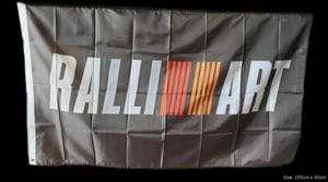 Bandera de pared estilo garaje Ralliart para Mitsubishi Evolution FTO GTO 3000GT Colt - Imagen 1 de 1