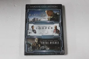 New Elysium / Looper / Total Recall (DVD, 2012) 3 Movie Pack NEW - Picture 1 of 2