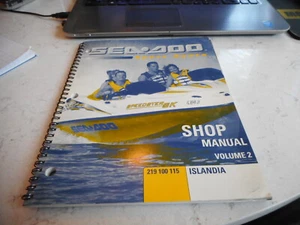 Sea-Doo 2000 Islandia fabricante de equipos originales manual de reparación taller de fábrica 219100115 - Imagen 1 de 3