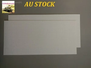 2 pieces 10 x 20 cm SQUARE TILES PATTERN (2 x 2mm) PLASTIC SHEET, model train - Picture 1 of 4