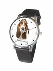 Basset Hound Breed On Watch With A Leather Strap & Donation To Aspca