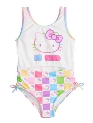 Traje de baño Hello Kitty Tankini Bikini Natación Niñas 4 5 6X Nuevo con etiquetas Sanrio Recortado NUEVO Foto 1 de 4