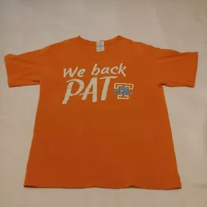 Tennessee Lady Volunteers Vols We Back Pat Summitt Small T Shirt FLAWS - Picture 1 of 2
