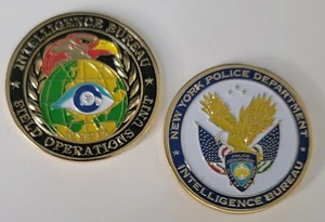 NYPD Intelligence Bureau Field Operations Unit Challenge Coin - Bild 1 von 6