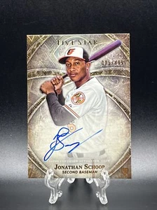 2014 Topps Five Star Jonathan Schoop Rookie Autograph Card #’D 25/499 RC AUTO - Picture 1 of 4