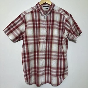 Columbia Mens Button Up Short Sleeve Shirt Plaid Size XL - Picture 1 of 3