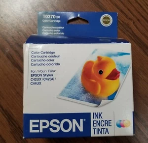 ORIGINAL EPSON STYLUS T0370 20 Tintenpatrone FARBE versiegelte Box Exp 2007 - Bild 1 von 3