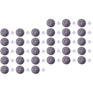 100 Sätze 17mm Jeans Buttons Boxed Jeans Schnalle Metall Jeans Button Suspender - Bild 1 von 12