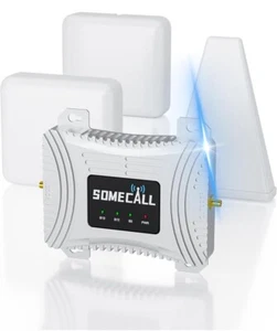 Cell Phone Booster for Home up to 9000 Sq Ft Cell Phone Signal Booster 3 Antenna - Photo 1 sur 9