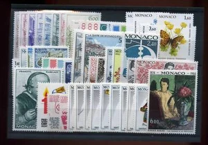 MONACO ANNEE 1984 COMPLETE TIMBRES NEUFS XX - LUXE - Bild 1 von 1