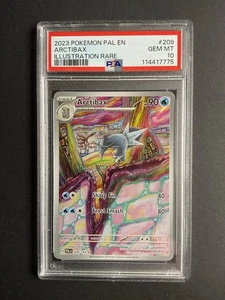 Arctibax 209 PSA 10 2023 Pokémon PAL EN Illustration Rare - Picture 1 of 1