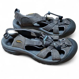 Sandalias impermeables de cuero Keen Newport Bisonte para hombre talla 9,5 de EE. UU. - Imagen 1 de 5