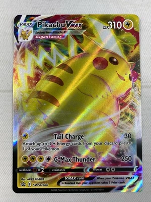 Pikachu VMAX  SWSH286 SWSH: Sword & Shield Promo Card Holo NM - Image 1 of 2