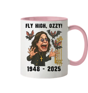 Ozzy Osbourne - Tasse,No Shirt, Black Sabbath Kaffeebecher Fly High Ozzy - Picture 1 of 25
