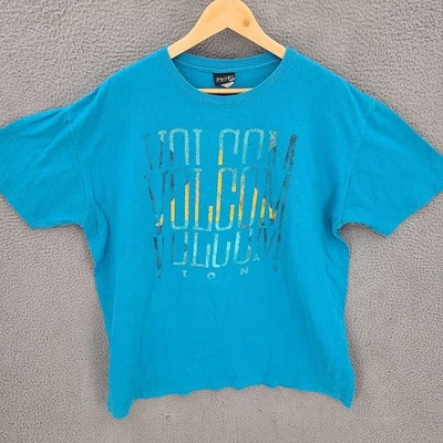 Vintage Volcom Shirt Mens 2XL Blue Y2K Skater Skateboarding - Image 1 of 4