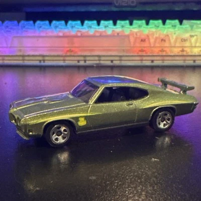 2010 Hot Wheels 1970 Pontiac GTO Judge Olive Green Loose 1:64 Scale - Image 1 of 4