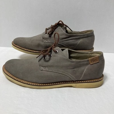 Lacoste Men's Sherbrooke Shoes Suede Lace-Up Oxford Derby Size 8.5 Shoes Gray - Image 1 of 4