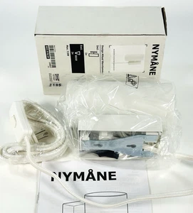 NEW! Ikea NYMANE 003.978.59 Uplight/Downlight Plug-In Wall Sconce Lamp, White - Picture 1 of 7