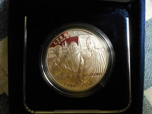2007 Jamestown 400th Anniversary Commemorative Proof Silver Coin w/ Box & COA - Picture 1 of 4