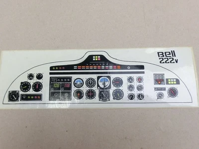 Ersatzteil Aufkleber Cockpit Bell 222 für Rumpf Hubschrauber Verbrenner Elektro - Bild 1 von 3