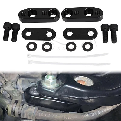 Motorcycle Black Handlebar Clamp Risers Adapter For Honda Goldwing GL1800 01-17  Foto 1 de 4