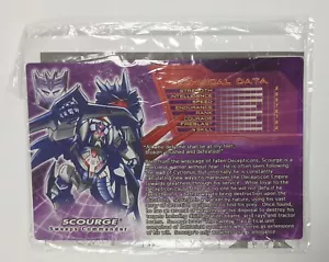 Transformers Botcon Scourge TFCC Tech Spec & Instructions Bio Card - Picture 1 of 1