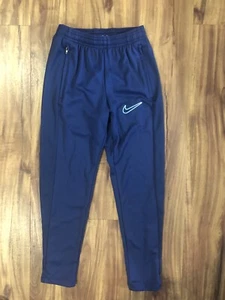 Kids Unisex Nike Dri-Fit Soccer Pants Size S Navy Blue - Picture 1 of 6