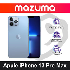 Apple iPhone 13 Pro Max 128/256/512GB/1TB Grey/Silver/Gold/Blue/Green - Like New