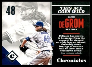 2017 Panini Chronicles #6 Jacob deGrom - Imagen 1 de 2