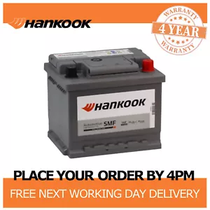 12V Car Battery, Type 063, Hankook MF54321, 45Ah 450CCA Sealed Calcium - Picture 1 of 11
