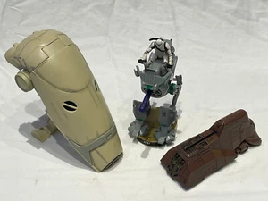 Star Wars Micro Machines Trade Fed Droid Carrier Galoob Toys 1998 AT-RT 70 2005 - Picture 1 of 14