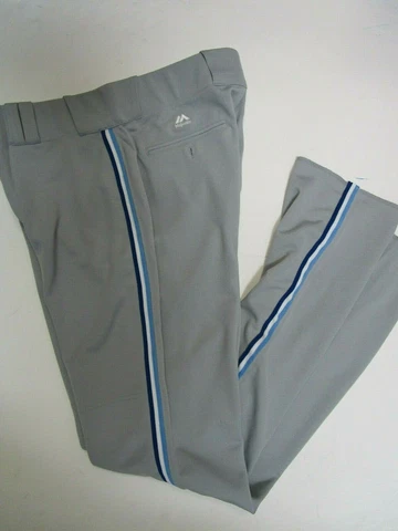 TORONTO BLUE JAYS THROWBACK GREY MAJESTIC PRO BASEBALL PANTS 32-42 WAIST Cover