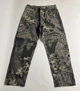 Vintage Wrangler USA Made Mens 32x30 Double Knee Camo Hunting Outdoor Pants - Picture 1 of 5