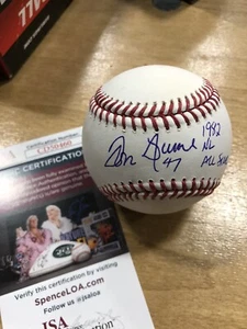 Tom Hume Cincinnati Reds OMLB palla autografo firmato Philadelphia Phillies JSA - Foto 1 di 3