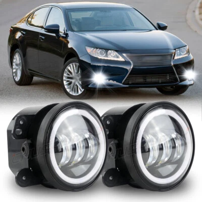 Lente transparente 2x parachoques luz antiniebla repuesto para Lexus ES300h ES350 2013-2015 Foto 1 de 4