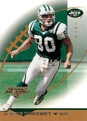 2002 Topps Debut #88 Wayne Chrebet JETS - Image 1 of 2
