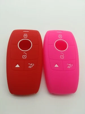 2*Cubierta de llave de llavero para Mercedes-Benz C63 AMG C GLA GLC GLE IYZ-MS2 2016-2020 Foto 1 de 4