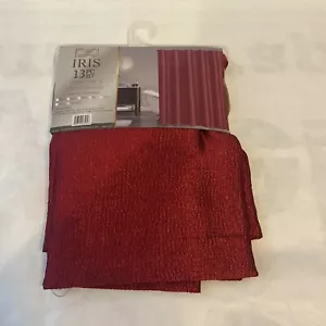 Sally Bath Collection IRIS Burgundy Shower Curtain 13 pc Set - Picture 1 of 12