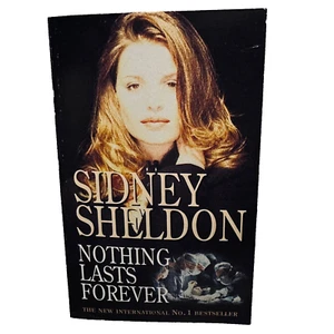 Nothing Lasts Forever By Sidney Sheldon Paperback Book Small Vintage 1995 - Picture 1 of 15