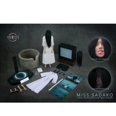 1/6 YANTOYS JR08 Female ghost Miss Sadako Solider Figure Model Collection — 第 1/4 张图片
