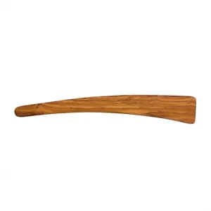 Spatola ergonomica fatta a mano in legno di olivo 30 cm utensili da cucina belli ed economici - Foto 1 di 5