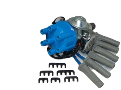 Kit Distribuidor Electrónico Chrysler Valiant Slant 6 Bobina Completa y Cables  Foto 1 de 4