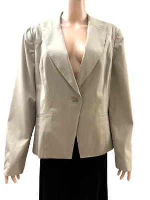 Blazer WORTHINGTON elástico para mujer color tostado talla 18 **NUEVO CON ETIQUETAS** Foto 1 de 4