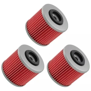for Yamaha XV250 V-Star 250 2008 2009 2010 2011 2012 2013 Oil Filter 3-Pack - Picture 1 of 6
